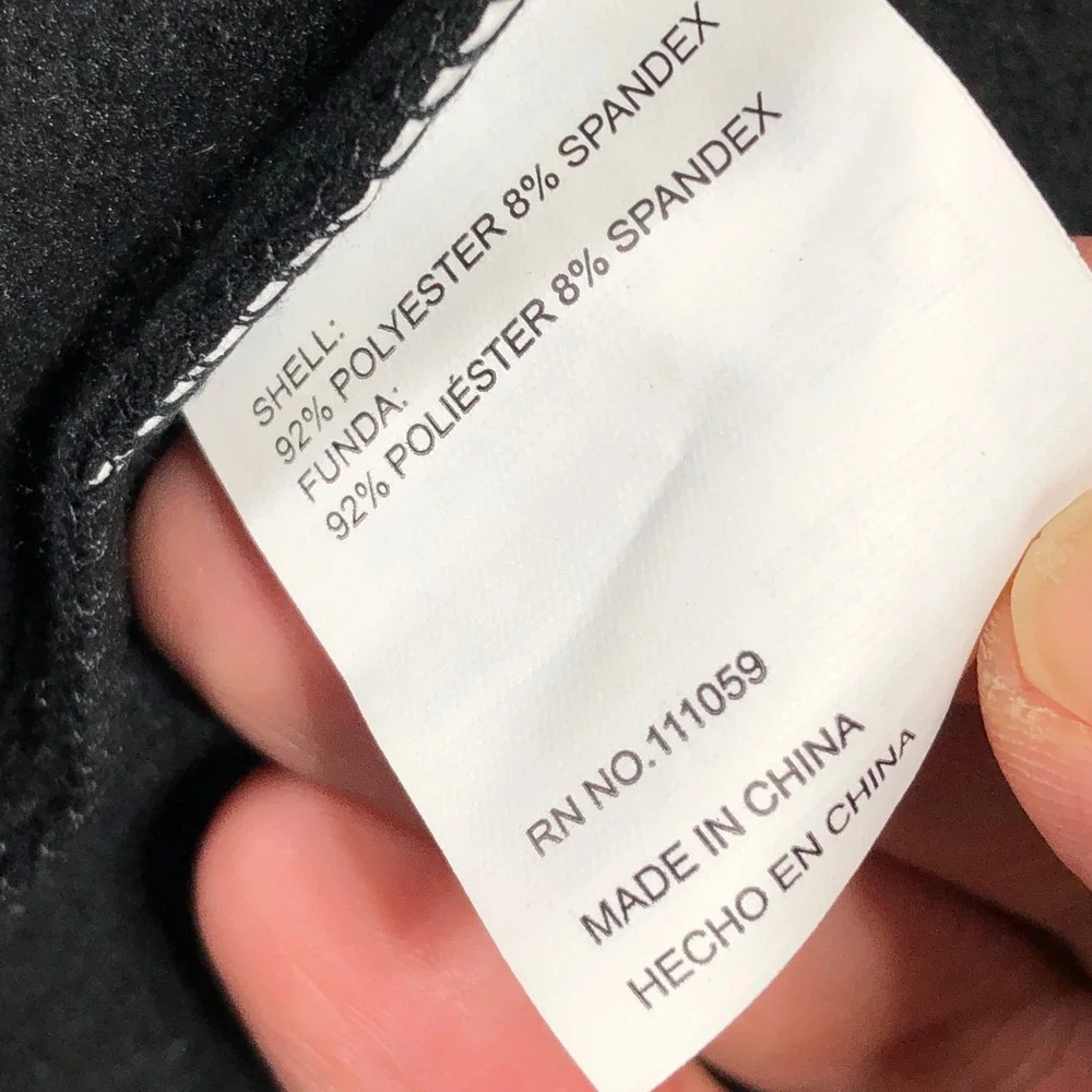 Alaska Gear Mens Softshell Jacket Black Full‎ Zip Mock Neck Outdoor Size M